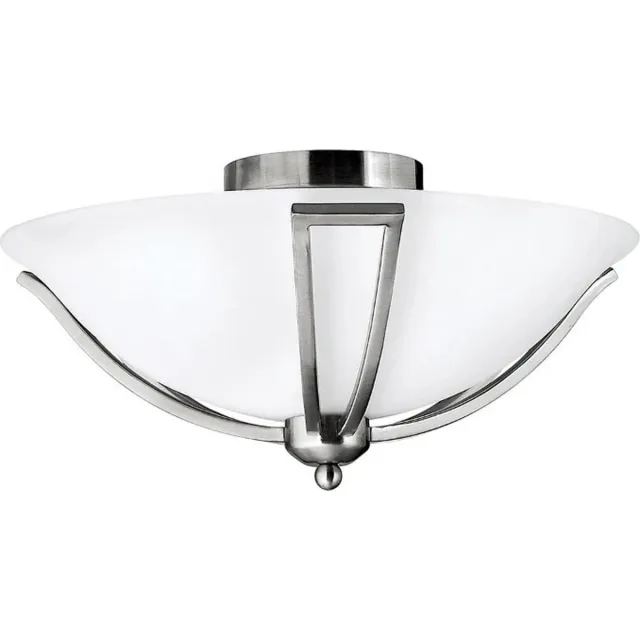 Steady Lighting Landelijke Plafondlamp - Steady Lighting - Glas - Landelijk - E27 - L: 42.5cm - Voor Binnen - Woonkamer - Eetkamer - Zilver