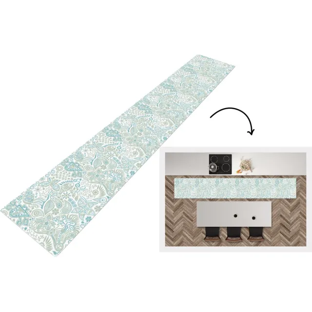 KitchenYeah Keukenloper - Keukenmat - Vlinders - Patronen - Abstract - Keuken vloerkleed multicolor