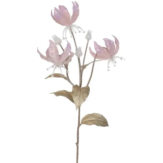 Buitengewoon Boet Buitengewoon de boet - Gloriosa lily tak roze 64 cm kunsttak