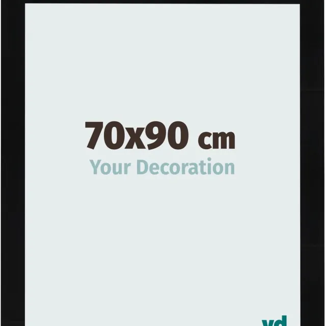 yd. Your Decoration - Fotolijst 70x90 cm - MDF - Zwart Hoogglans - Pisa