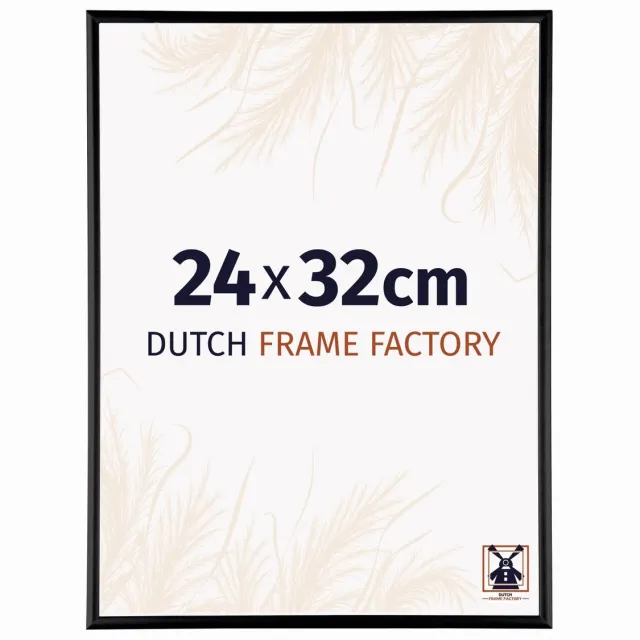 Dutch Frame Factory Fotolijst 24x32 cm - Aluminium - Zwart Mat - Kampen