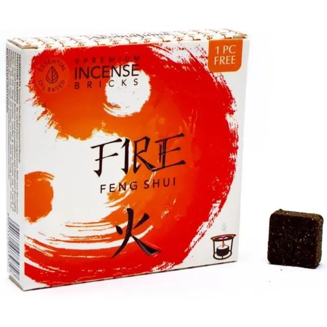 Aromafume Feng Shui Wierookblokjes Vuur (40 gram) rood