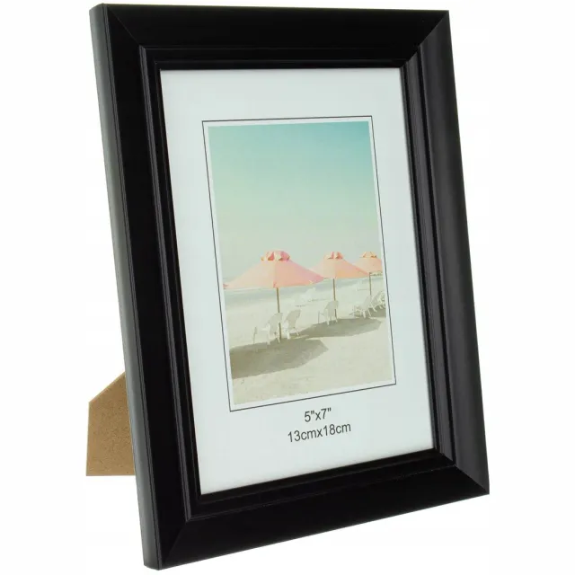 Murano Zwarte Fotolijst 18x13 cm - Stijlvolle Decoratie voor Elke Ruimte