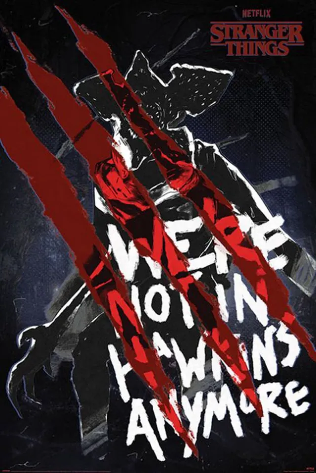 Stranger Things Not in Hawkins - Maxi Poster Multi color