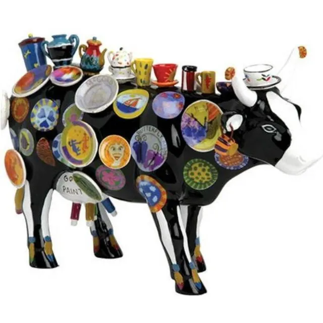 cowparade The Moo Potter | Medium Resin Multi
