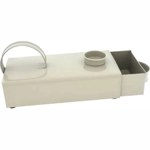 CottonCounts Kandelaars - match candle holder | t.light | semnece/grey | 24x10x10cm | 40mm - grijs - 24x10x10