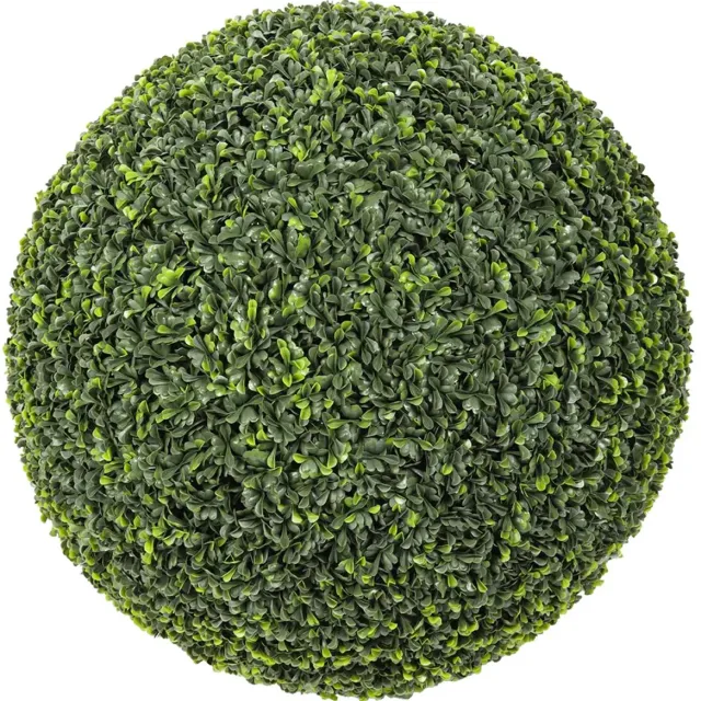 Kunstpalm Namaak Buxus Bol De Luxe - 45cm - Buiten/Binnen - Groen Donkergroen
