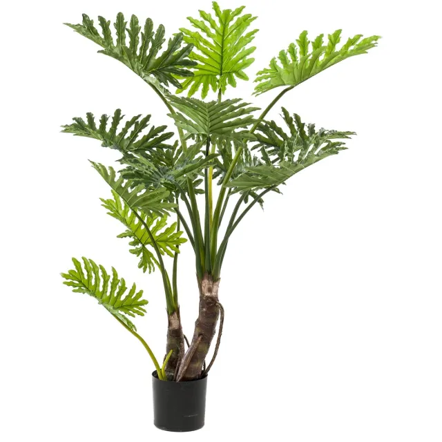 Emerald Kunstplant Philodendron Selloum 135cm - Kunstplant voor binnen Groen