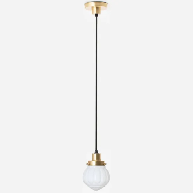 Coloured by Art Hanglamp aan snoer Wassail 20's Messing - Art Deco Trade