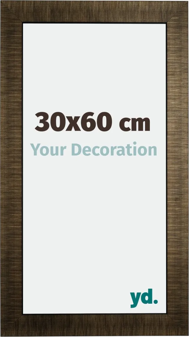 yd. Your Decoration - Fotolijst 30x60 cm - Hout - Champagne Geborsteld - Leeds