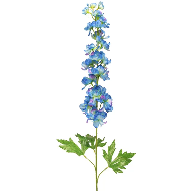 Viana Delphinium Kunstbloem in Blauwe Tuin L88cm 2st