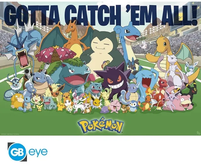 Pokémon All-time Favourites Unisex Poster - meerkleurig - Standard multicolor