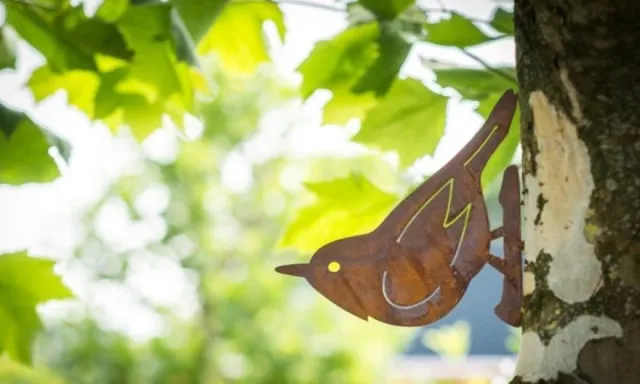 Iron Art tuindecoratie Schroef boomklever 20cm Ecoroest