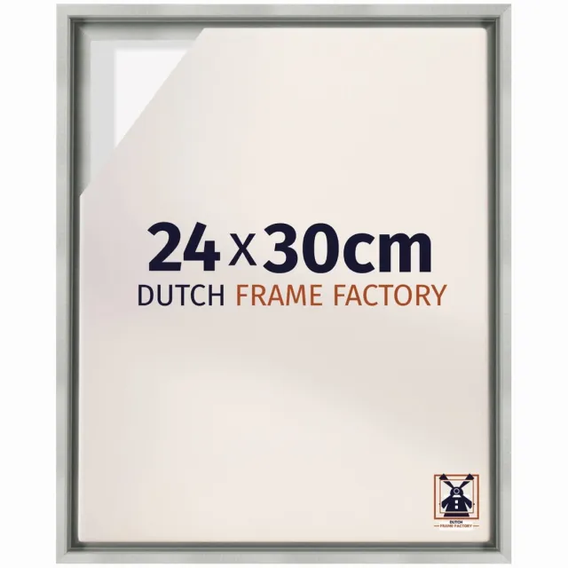 Dutch Frame Factory Baklijst 24x30 cm - Zilver Mat - Geschikt voor Canvasdoek - MDF Baklijst Lausanne