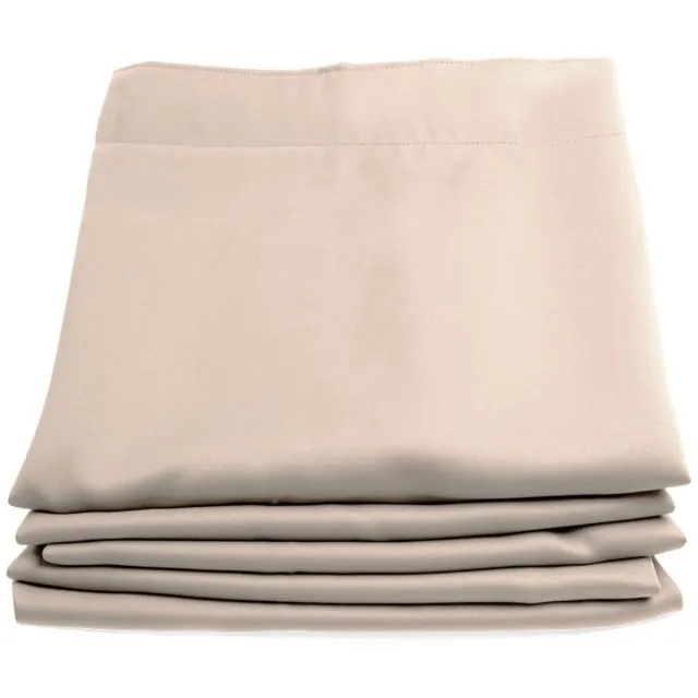 Moondream ThermActiv®2in1 Winter+Zomer Thermisch Gordijn | Anti-Koude en Anti-Warmte Isolatie | Verduisterend | Gepatenteerde Technologie | EU-fabricaat | Plooiband | Beige MC634 | 140B x 260L cm