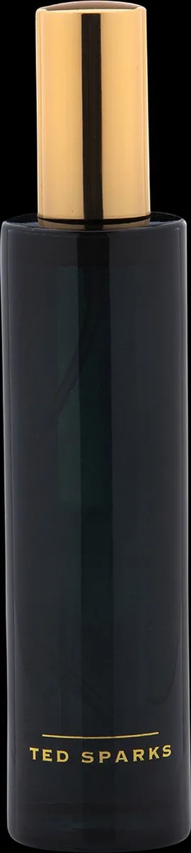 Ted Sparks Roomspray - Huisparfum - Interieurspray - Luchtverfrisser - Huisgeur - Geurspray - Patchouli & Musk Zwart