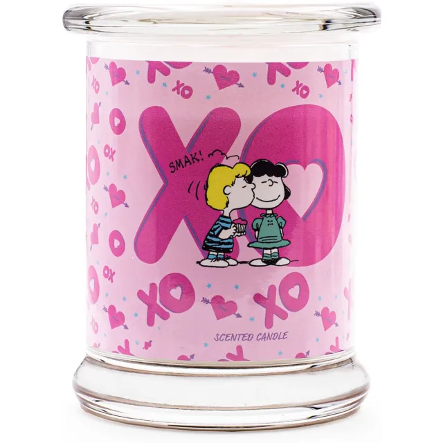 Peanuts Snoopy Peanuts - Snoopy geurkaars XOXO - 250 g Roze