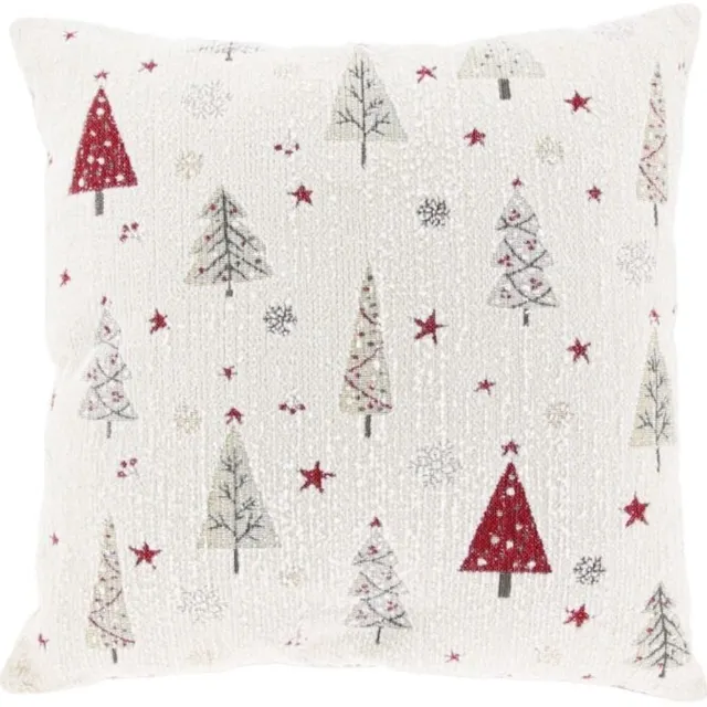Unique Living Sierkussen Winter - dessin 3 - 45x45cm Multikleur