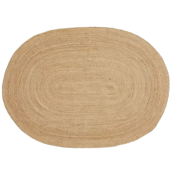 Artichok Milou jute vloerkleed naturel - 200 x 140 cm Bruin