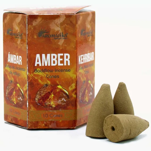 Ancient Wisdom Masala Backflow Wierookpakket van 10 - Amber multicolor