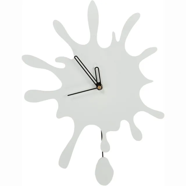 Beliani FULLY - Wandklok - Gebroken wit - MDF