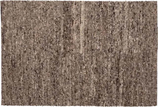 WOOOD vloerkleed Efia - Wol - Bruin Melange