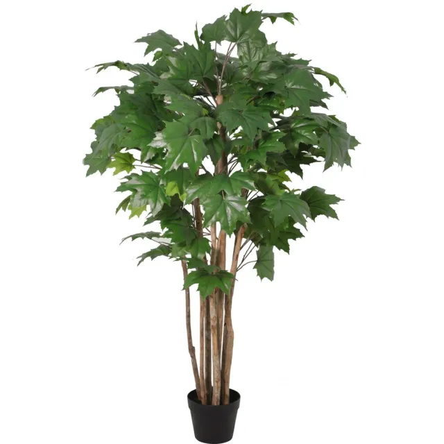 Florafy Kunstplant Esdoorn 150cm - Kunstplanten voor binnen - Onderhoudsvrij Groen