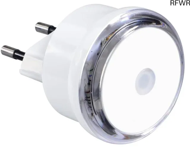 RFWR Energiebesparend Led Nachtlampje met Schemersensor voor Binnen Wit