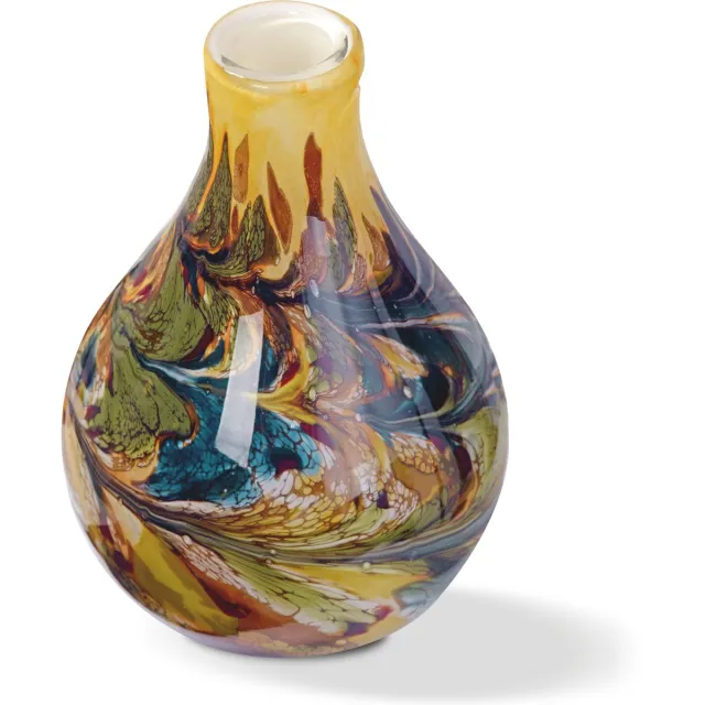 Terroso Vaas, Glas, Handmade Mixed Colours, Hoogte 40 cm