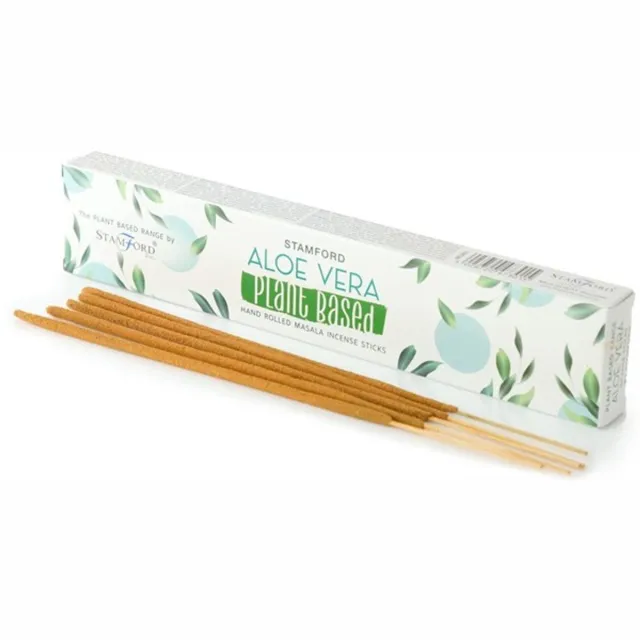 Stamford Plant based - plantaardige wierook - Aloe Vera - 15 stokjes Bruin