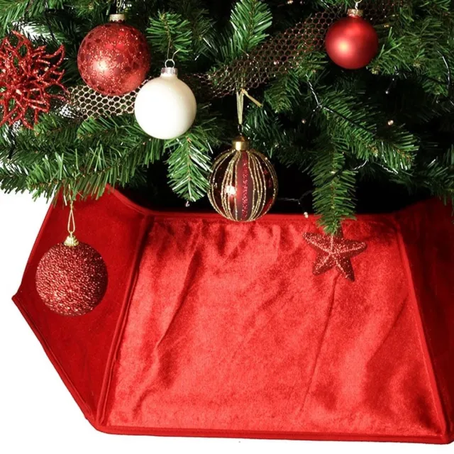 Unique Living Kerstboomrok Zita - 40x25cm - Rood
