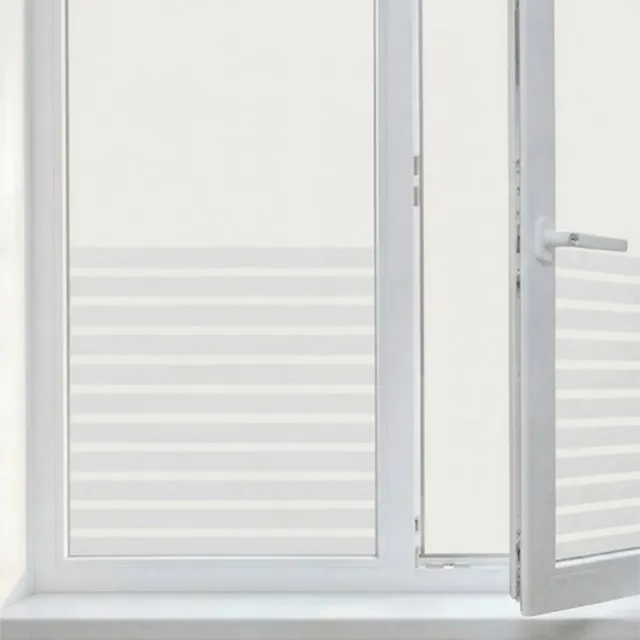 Homewell Isolerende Raamfolie Strepen - Voor HR++(+) Glas - 45x300cm – Zonwerend - Horizontaal & Verticaal - Statisch