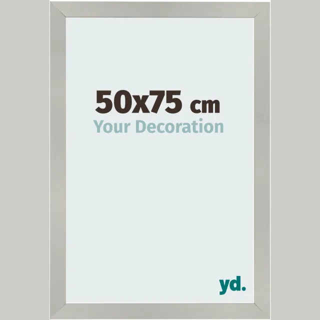 yd. Your Decoration - Fotolijst 50x75 cm - MDF - Zilver Mat - Bologna
