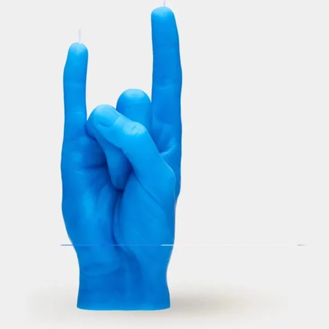 CandleHand You Rock - blue