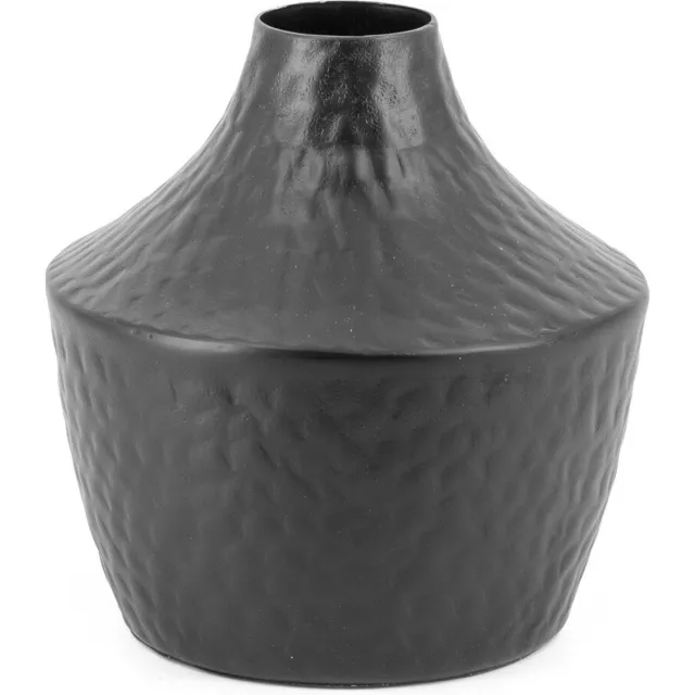 Homebound by Kolony HomeBound by KY | Vaas metaal nozzle black | 22x22x23,5cm | bloemenvaas zwart