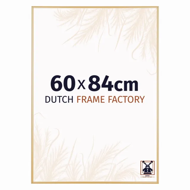 Dutch Frame Factory Fotolijst 60x84 cm - Aluminium - Goud Vintage - Kampen