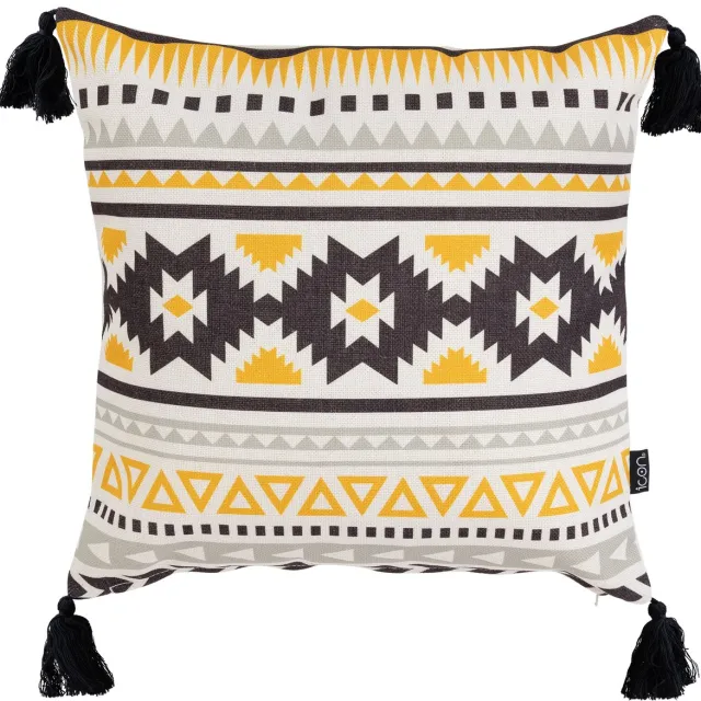 Icon Sierkussen met Vulling, 45cm, Volwassenen, Binnen - Buiten Geel Azteek