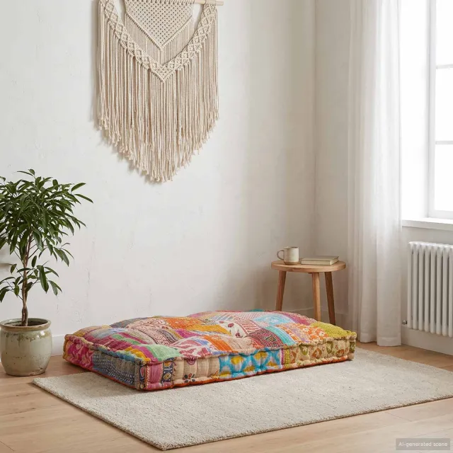 vidaXL Pallet Sofa Kussen Stof Multikleur 120 x 80 x 12 cm Meerkleurig