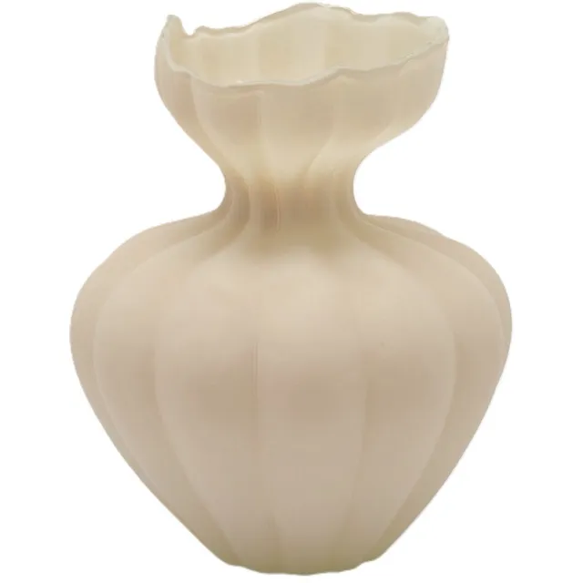 EDG - Enzo De Gasperi EDG - Vaas- Glas - wit - D26 x H32 cm Ivory