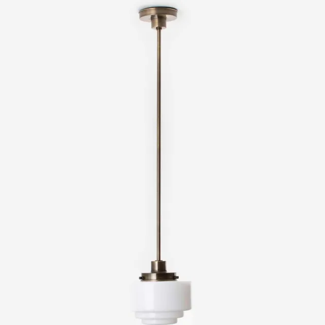 Coloured by Art Hanglamp Getrapt Ø 20 20's Brons - Art Deco Trade