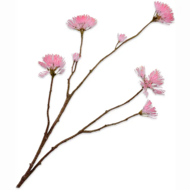 Silk-ka Kunstbloem-Zijde Bloem Bloesem Tak Roze 69 cm