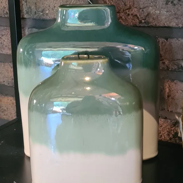 parlane Vaas groen/creme - vensterbankvaas - Parlane