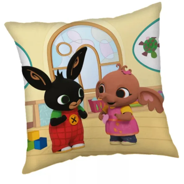 Bing Bunny Bing! - Sula - Kussensloop - kussenhoes - sierkussen - 40x40cm - exclusief vulling beige