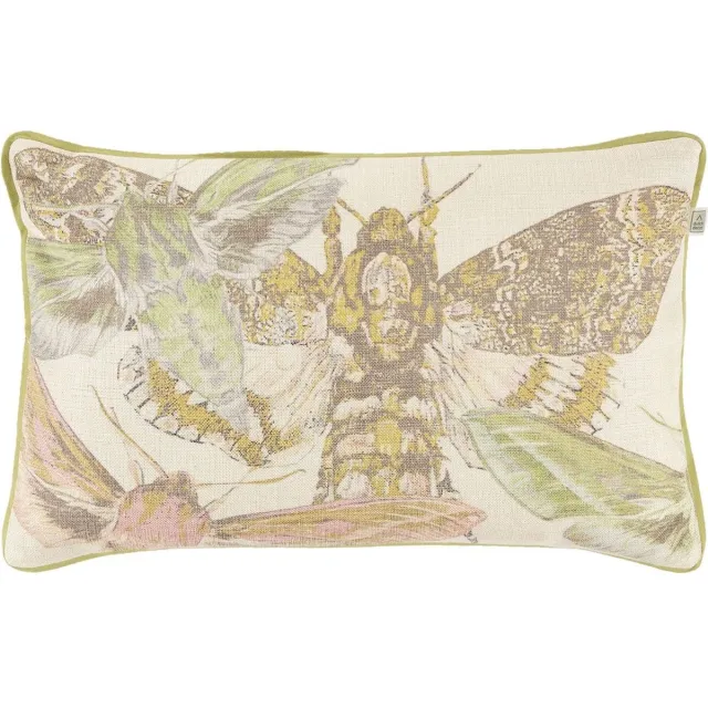Dutch Decor FINEX - Sierkussen 30x50 cm - dierenprint - pistache - Inclusief binnenkussen