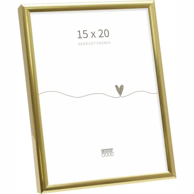 Deknudt Frames fotolijst S027A4 - smal goudkleurig aluminium - 15x20