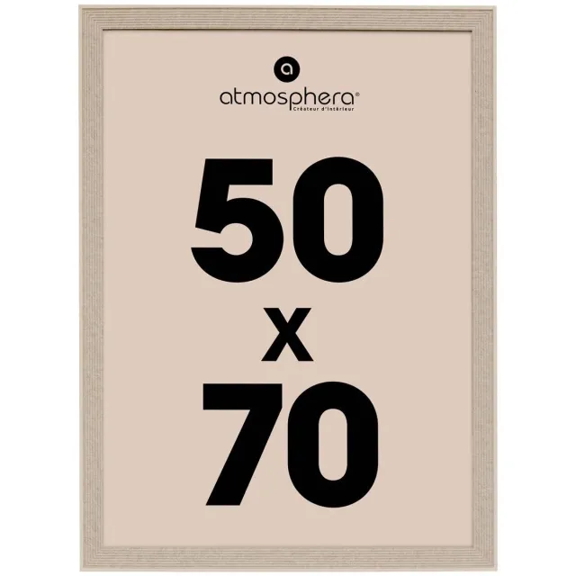Atmosphera Créateur d'intérieur® Fotolijst met steeneffect 50x70 cm MISSY Beige