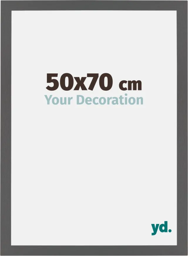 yd. Your Decoration - Fotolijst 50x70 cm - MDF - Antraciet - Mura