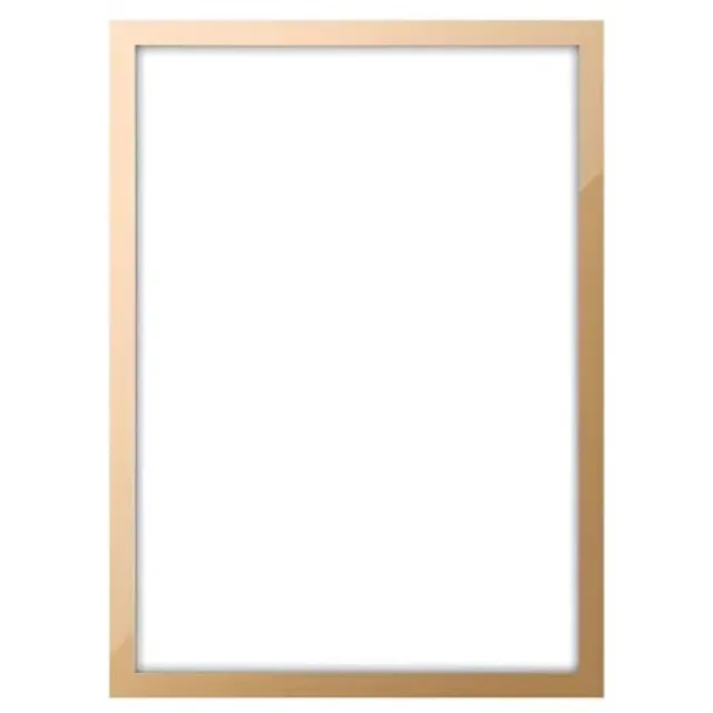 Jojoy 5 Stuks - Fotolijst A4 - Fotolijsten- Kader - Posterlijst - Goud - FRAMEMAG
