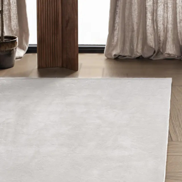 Carpetique Vloerkleed Rechthoek - 200x290 cm - Wit - Antislip – Japandi & Scandinavisch Woonkamer Tapijt Ivory