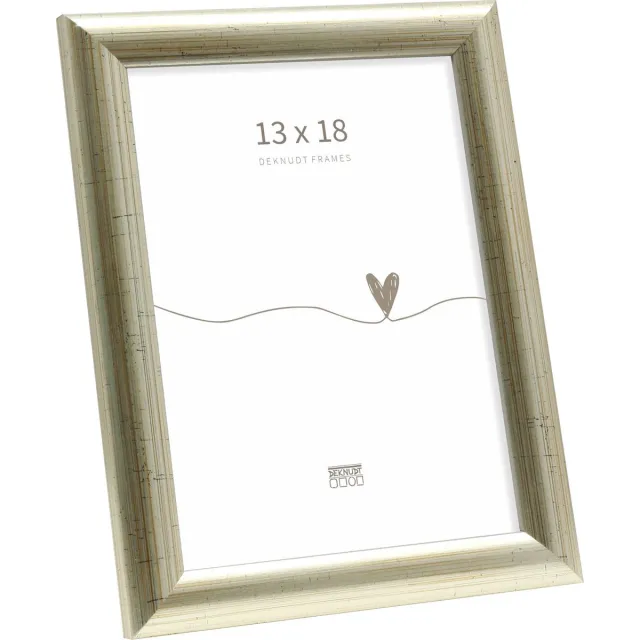 Deknudt Frames fotolijst S40CD2 - zilver - hout - voor foto 13x18 cm